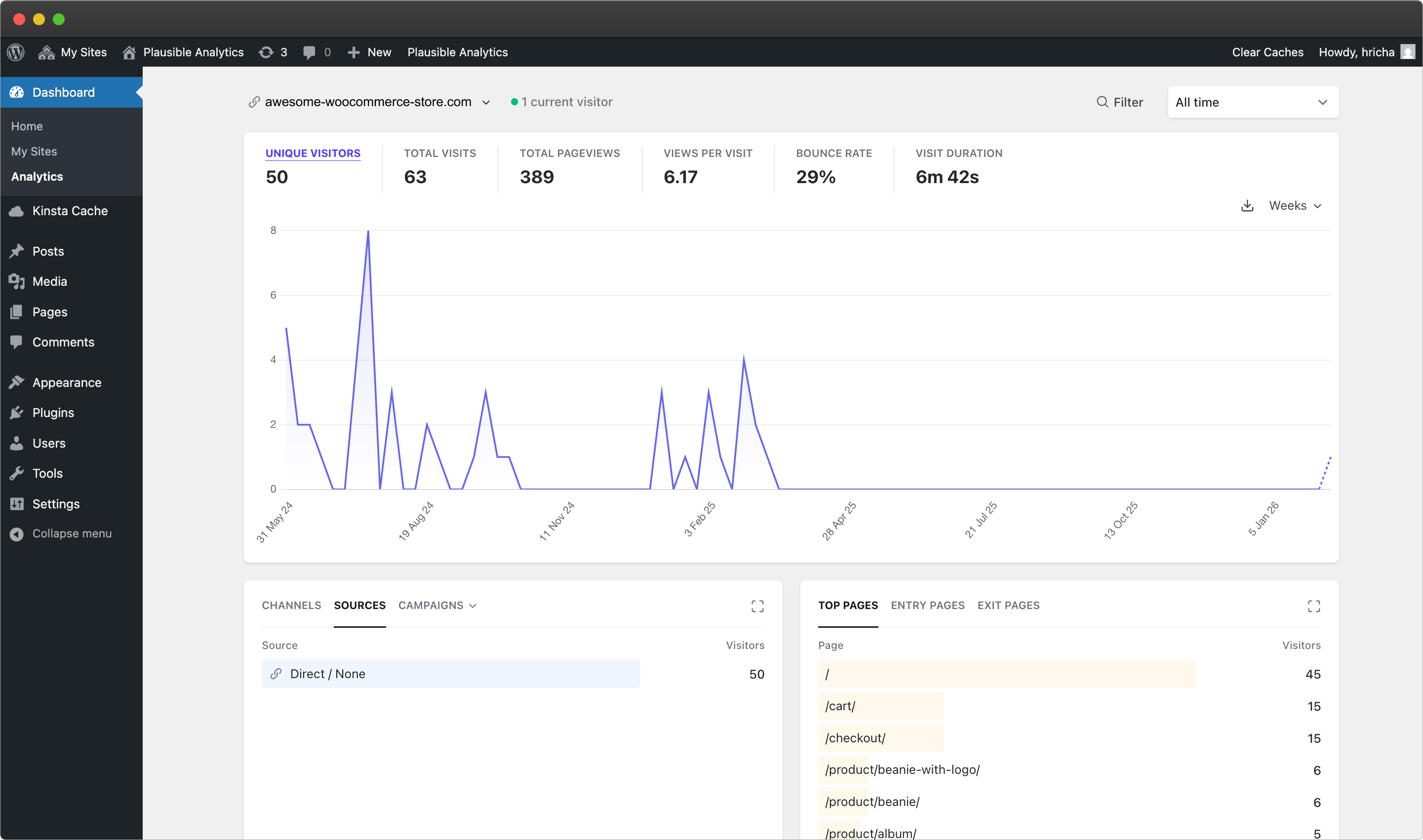 Plausible Analytics WordPress plugin Plausible Analytics WordPress plugin